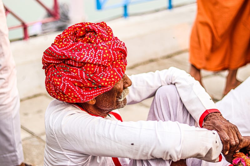 Indian Woman in Traditional Attire